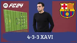 Xavi 4-3-3 Barça EA FC 24 |Tácticas|