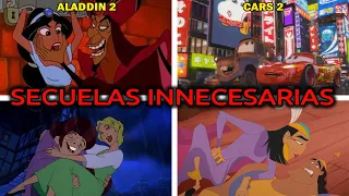 10 Secuelas de Películas de Disney Totalmente Innecesarias