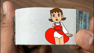 Doraemon Cartoon Flipbook #174 | Nobita Pranks Shizuka Flip Book | Flip Book Artist 2024