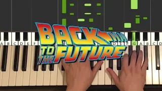 Back To The Future - Theme Song (Piano Tutorial Lesson)