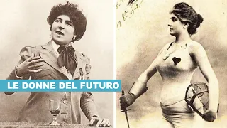 17 Cartoline del 1902 immaginavano le Donne del Futuro