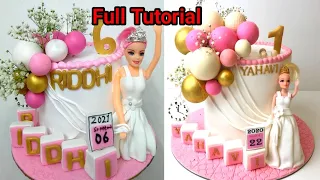How To Make Doll Cake | Barbie Doll Cake Tutorial | Princess Doll Cake Design