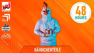 HÄHNCHENTEILE | 48HOURS - Deutschlands No. 1 DJ-Show auf YouTube | presented by Justin Pollnik