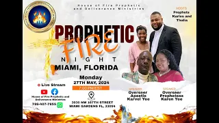 Prophetic Service Every Other Monday Night- May 27