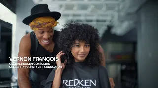 Chestnut Highlight Transformation On Curly Hair | The Redken Diaries | Hair.com By L'Oreal