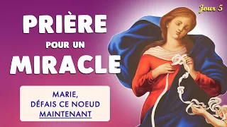🙏 PUISSANTE PRIÈRE pour un MIRACLE 🙏 MARIE DÉFAIS ce NOEUD MAINTENANT