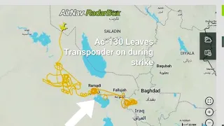 AC130  leaves public transponder on for entire strike mission over Iraq! THE DISRESPECT! #memes