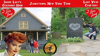 Famous Grave : Lucille Ball | Inside Lucy's Childhood Home | Murals | Museum | Jamestown, New York