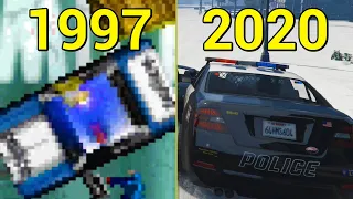 Evolution of Police in Grand Theft Auto 1997-2020