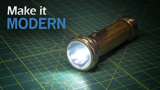 Flashlight Restoration with a 3D Printed Lens