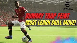 Easy Skill Move Tutorial. Dummy Trap Feint eFootball 2022