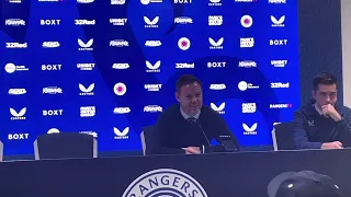 Furious Michael Beale admits dressing room anger after ‘unnaceptable’ Rangers showing