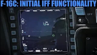 F-16C Viper: Initial IFF Functionality Tutorial | DCS WORLD