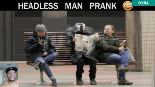 Headless Man Prank!!?!! Reaction Epic!!