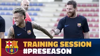 FC Barcelona training session: Evening workout at Ciutat Esportiva