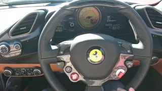 What it's like to start up a Ferrari 488GTB