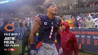 Justin Fields Leads the Bears to a Win in Rough Conditions! | NFL Week 1 2022 Season