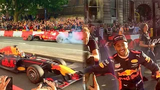 F1 Live London at Trafalgar Square and Whitehall - F1 Drivers and Cars
