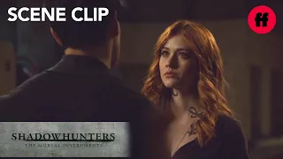 Shadowhunters | Season 2, Episode 12: Simon Questions Clary About Jace | Freeform