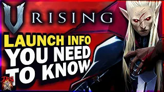 V RISING - New Survival Open World Game Launch Info! Everything You Need To Know Before Release