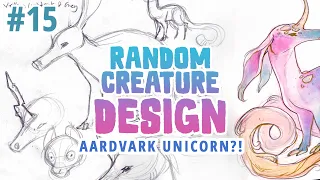 Aardvark Unicorn?! RANDOM CREATURE DESIGN #15