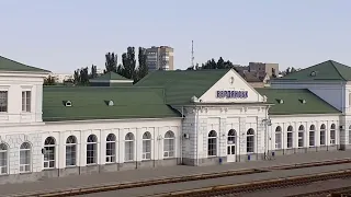 Жд  вокзал г  Бердянск и прогулка к морю 21 06 2022г