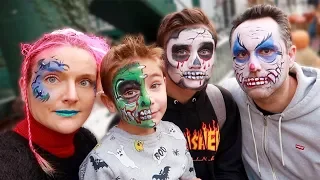 MAQUILLAGES HALLOWEEN EN FAMILLE - Monstre, Clown tueur, Squelette...