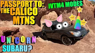 Off-road Unicorn Subaru?  Passport to the Calico Mountains