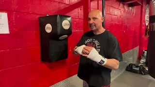 Fighting Techniques: Left/Lead Hook Basics with 3x World Kick- Boxing Champion Derek Panza