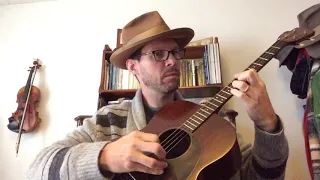 Finger-Style Blues on Tenor Guitar, in Octave Mandolin Tuning