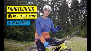 MTB-Fahrtechnik: Der Table-Jump mit Lukas Knopf