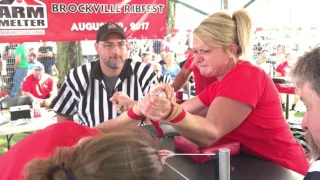 2017 Arm Melter 29 Brockville Ribfest - Laura Cook Vs Candy McIlmoyle (left arm)