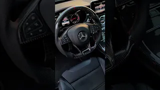 Carbon fiber interior on Mercedes C450 AMG! #c43 #w205