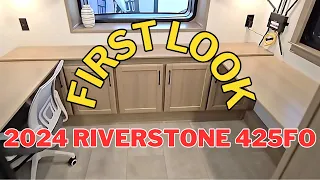 New 2024 RiverStone 425FO Fifth Wheel Floor Plan with Office