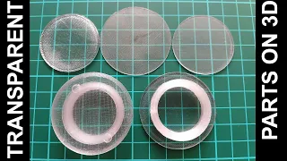 Transparent machine parts on 3D-printer