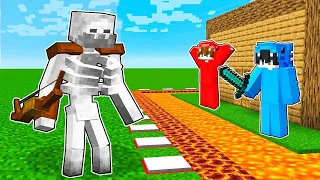 Esqueleto Mutante VS La Casa Más Segura de Minecraft