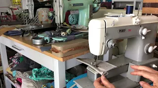 Pfaff 362 sewing demonstration