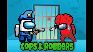 COPS vs ROBBERS *minigame* (Among us) Guide #shorts