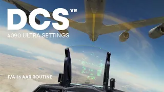 DCS VR RTX 4090 ultra settings F/A-16 AAR routine