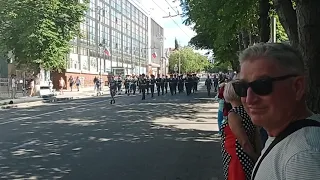 Марш-парад военных оркестров в рамках фестиваля "Всегда на страже - 2021" в Севастополе