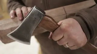 Making Timber Framing Tools: A Carving Axe That Even Cuts Fingers!