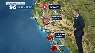 Hurricane Hilary Sunday Update: Storm packing deadly rainfall 'very near' Mexico's Baja coast