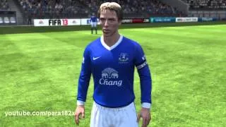 FIFA 13: Everton Player Faces