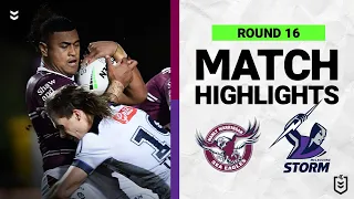 Manly Warringah Sea Eagles v Melbourne Storm | Match Highlights | Round 16, 2022 | NRL