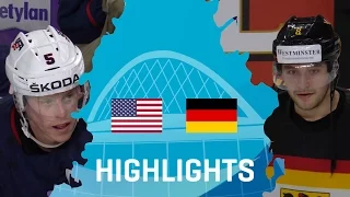 USA - Germany | Highlights | #IIHFWorlds 2017