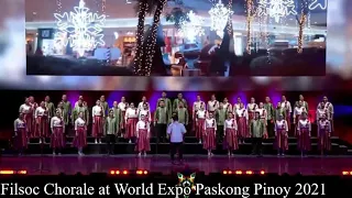 World Expo | Paskong Pinoy Part 1 |Hallelujah Chorus by Filsoc Chorale | Michelle David Menor