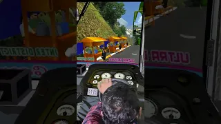 Bus driver crashes into storefront"!Eurotruck Simulator 2 Tamil Gameplay Steering Wheel #shorts