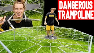 WORLDS MOST DANGEROUS TRAMPOLINE - Bob Reese's Trip To Camp Woodward 2021