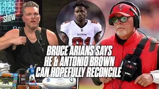 Bruce Arians Talks Antonio Brown & Says He Hopes They Can Reconcile | Pat McAfee Reacts