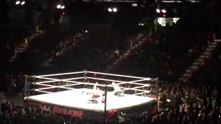 WWE Live Rockford IL. 3-4-18 Cena vs Reigns ending